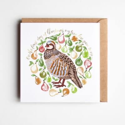 Cherith Harrison Partridge in a Pear Tree Card