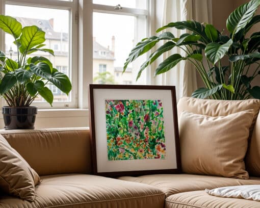 Cherith Harrison Framed Wildflowers Fine Art Print 20 x 20 Cherith Harrison Framed Wildflowers Fine Art Print 20 x 20