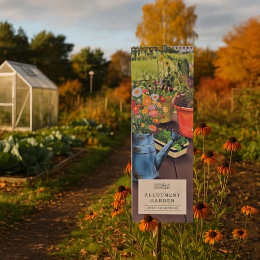 Allotment Garden Calendar in Autumn