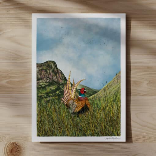 Highlands bird print