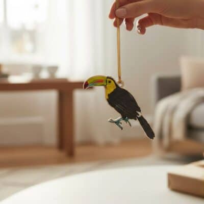 Toucan Woodan Decoration