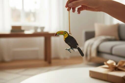 Toucan Woodan Decoration