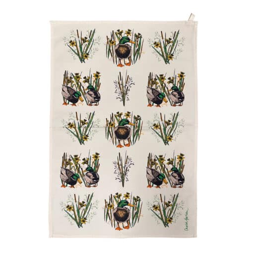 Duck Tea Towel Flatlay