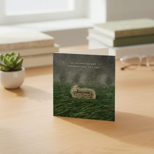 You Are Strong Card By Window ledge You Are Strong Card By Window ledge