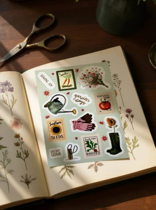 Garden Days Gardening Sticker Pack in Scrapbook Garden Days Gardening Sticker Pack in Scrapbook