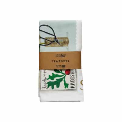 Garden Days Spring Gardening Tea Towel in Packaging