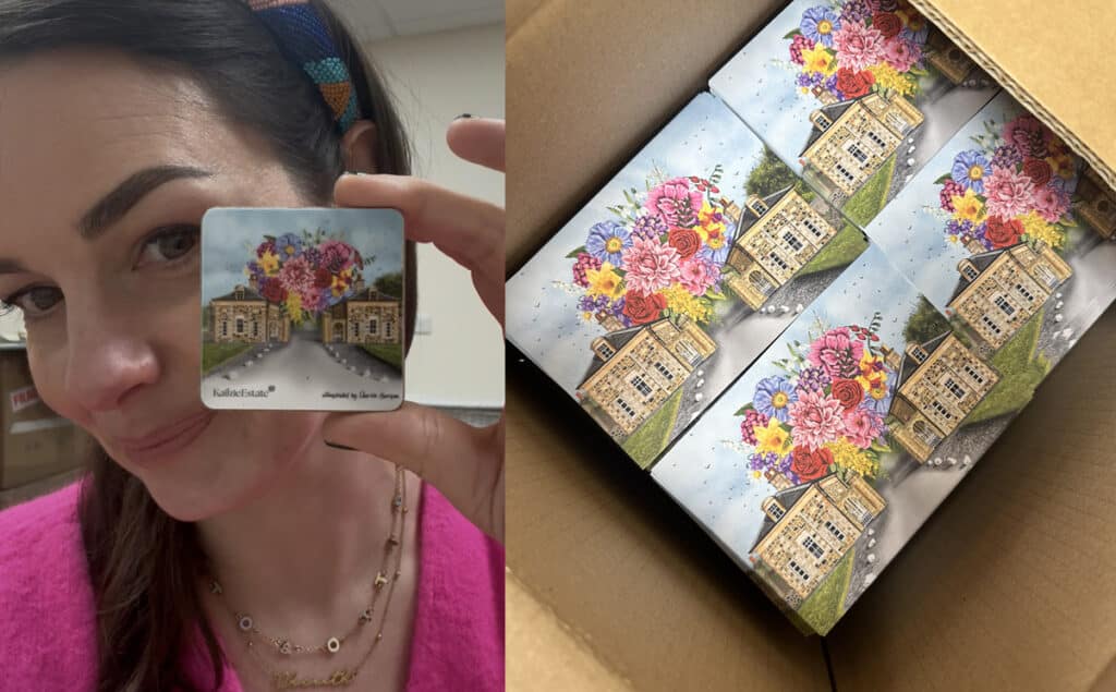 Bespoke Heritage Gift Range Kailzie Magnets and Postcards